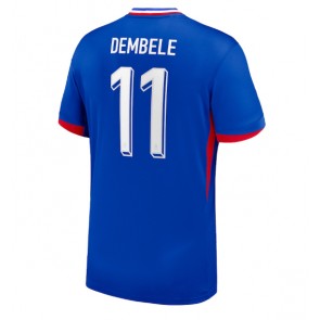 Francie Ousmane Dembele #11 Domácí Dres ME 2024 Krátký Rukáv